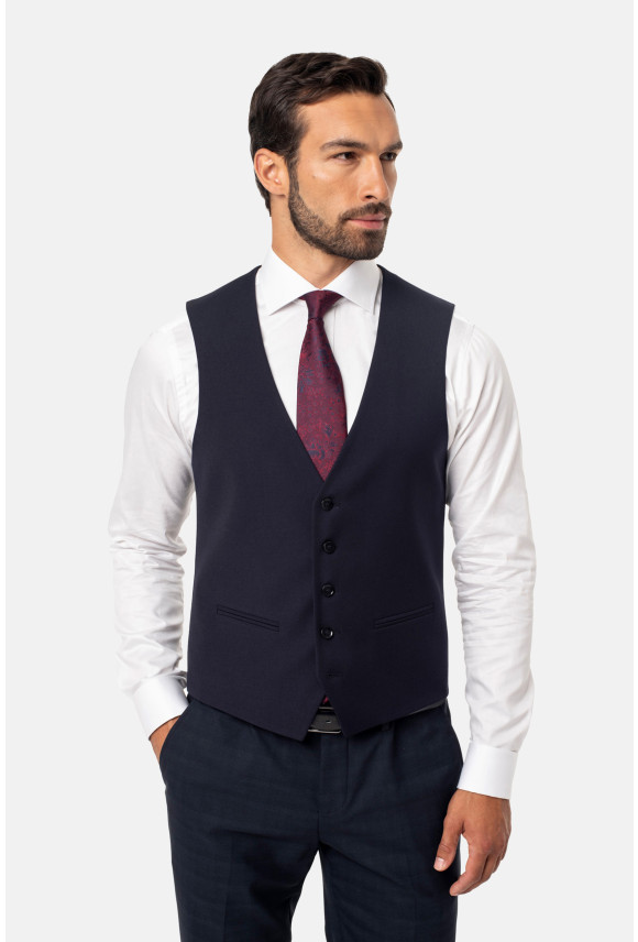 KAMIZELKA ROSARNO SLIM FIT GRANAT