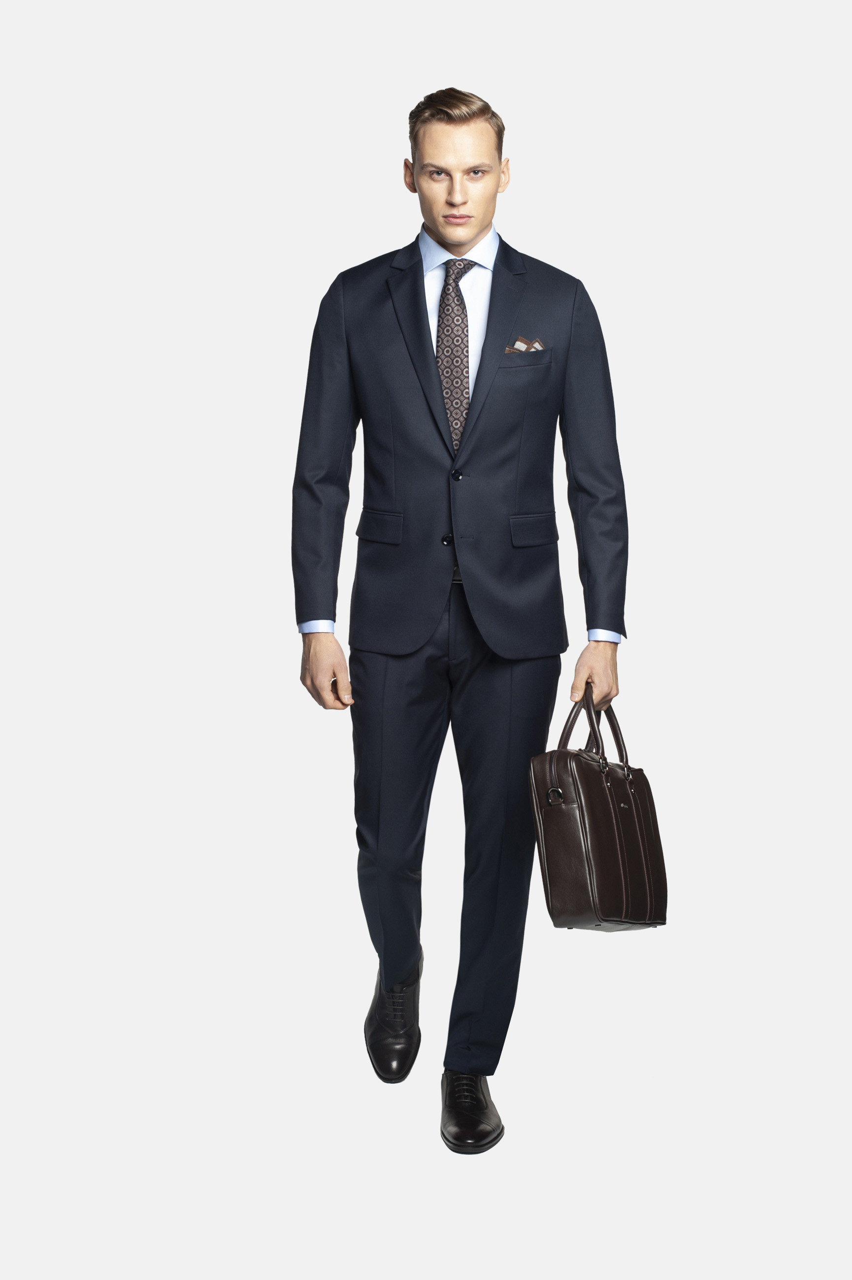 GARNITUR RADWIN 315/A GRANATOWY SLIM FIT