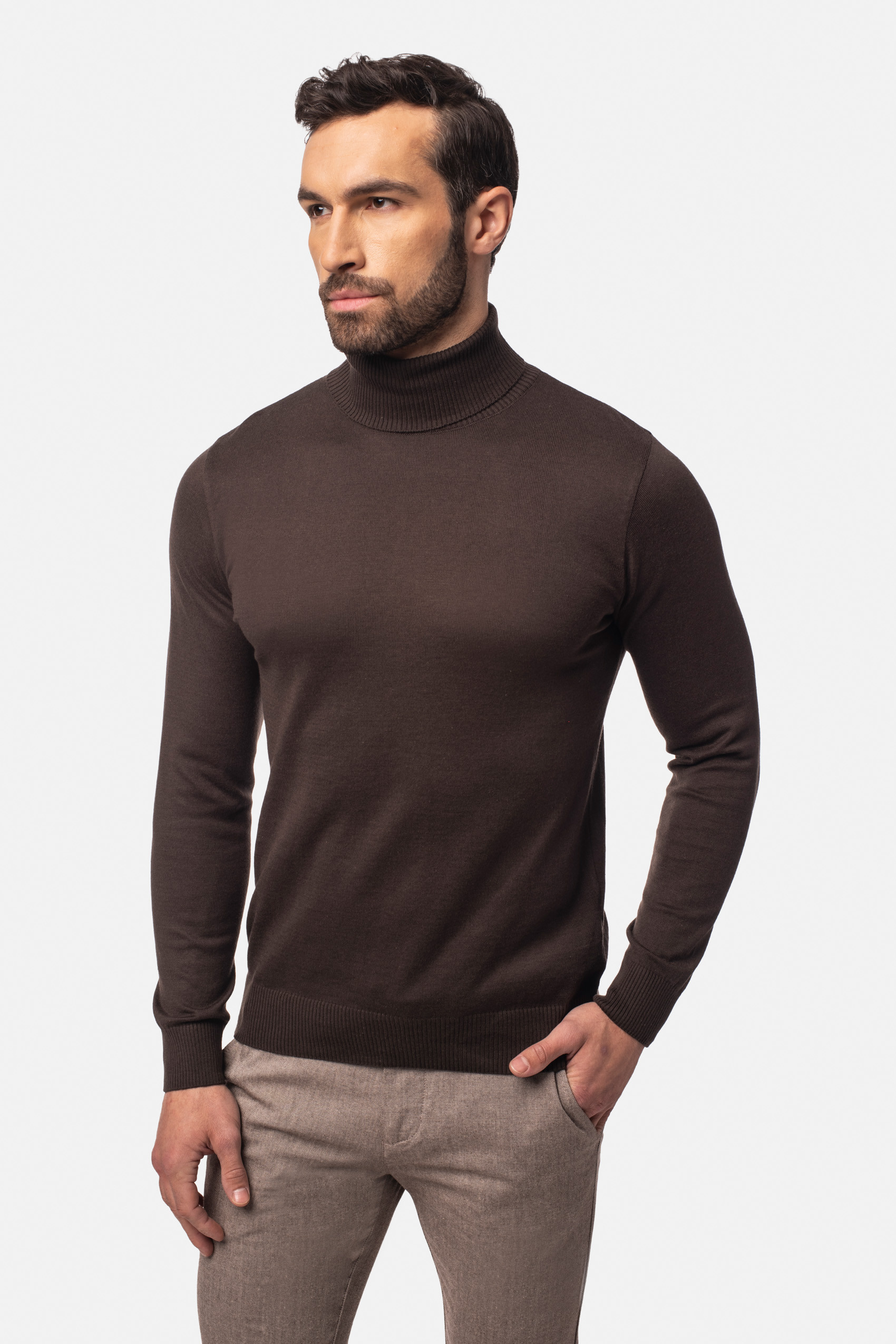 SWETER GROTTON GOLF BRĄZ