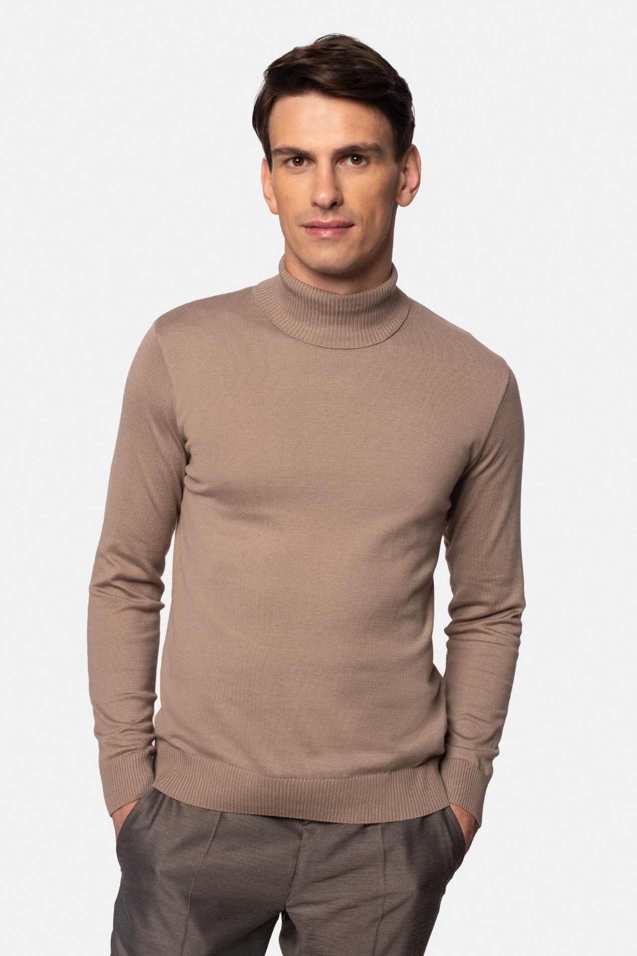 SWETER GROTTON GOLF BEŻOWY 0001