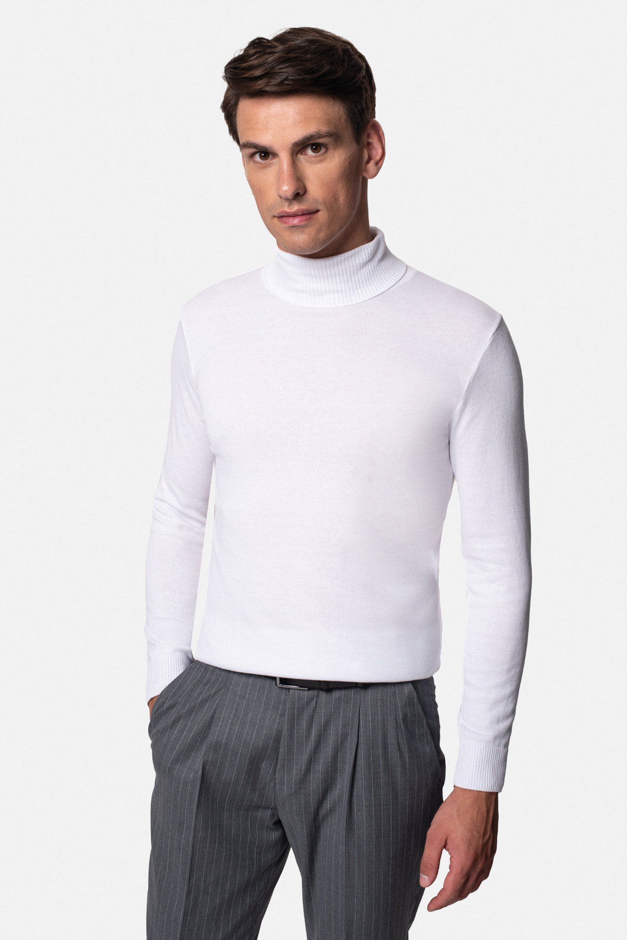 SWETER GROTTON GOLF BIAŁY