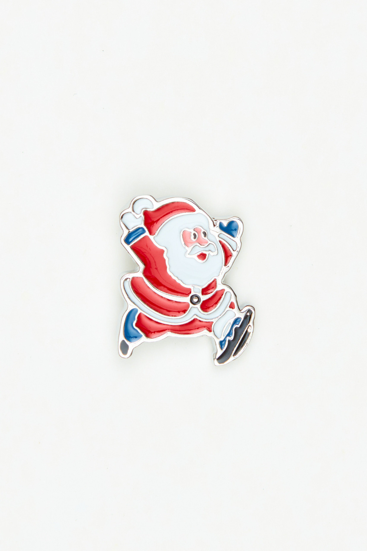 PINS XMAS SANTA CLAUS 2 CZERWONY